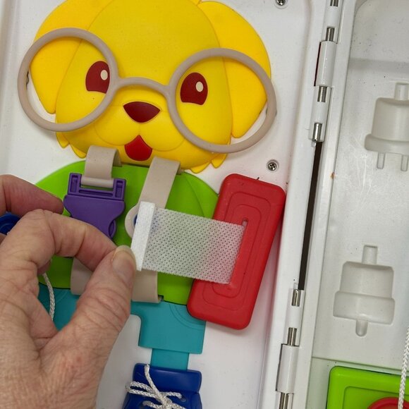 Musical Montessori Busy Board Bilingual Toddler Early Education Portable - Picture 4 of 6